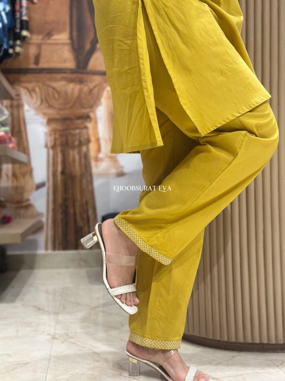 Pure Embroidery Cotton Co-Ord Set