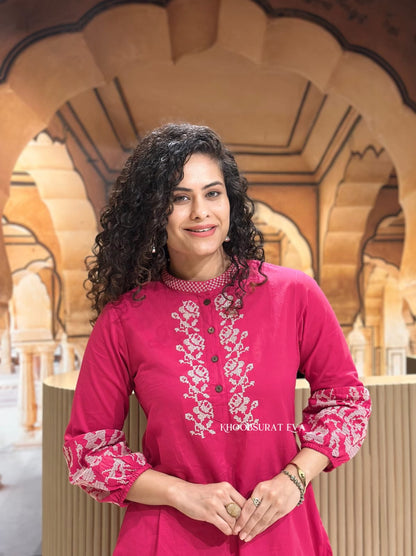 Pure Embroidery Cotton Co-Ord Set